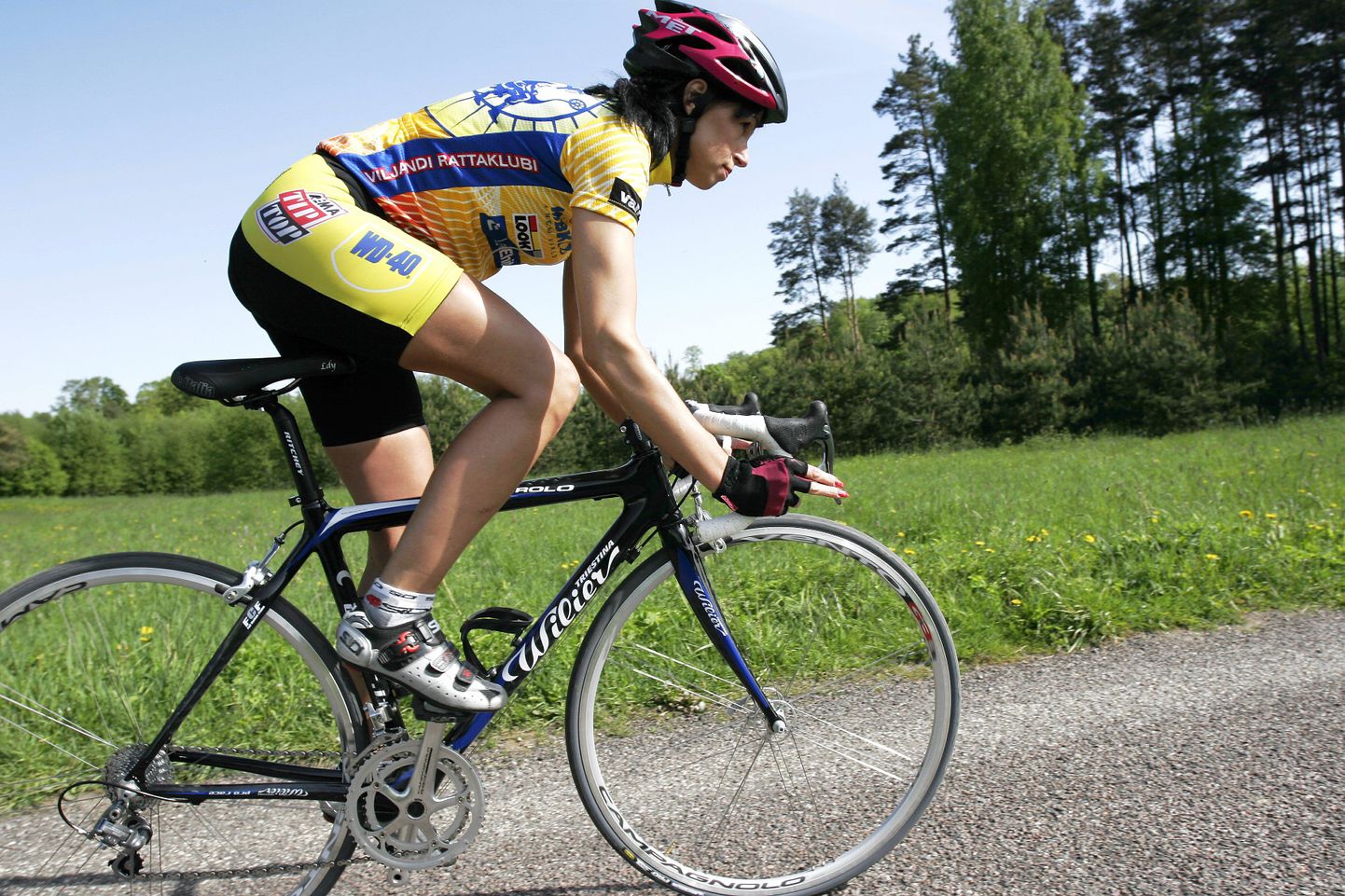 Laupäeval võistlevad jalgratturid Valuoja orus sprindidistantsil.
