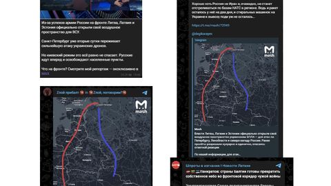 Минобороны: Россия проводит масштабную информационную операцию против стран Балтии
