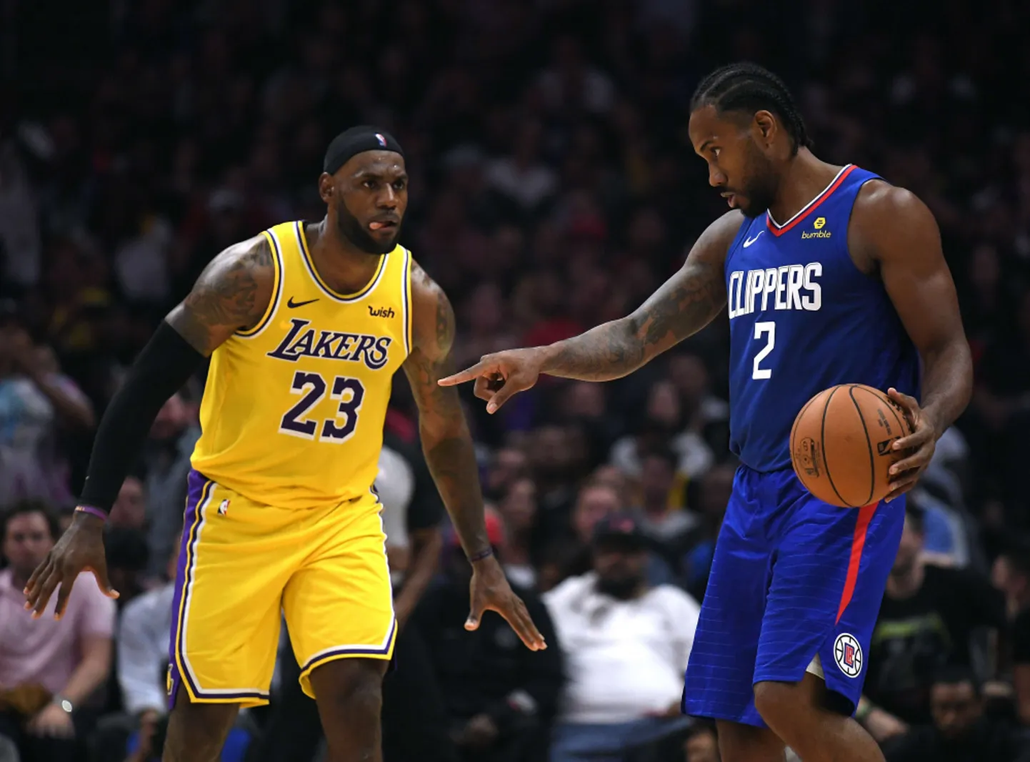 Lebrons Džeimss un Kavai Lenards