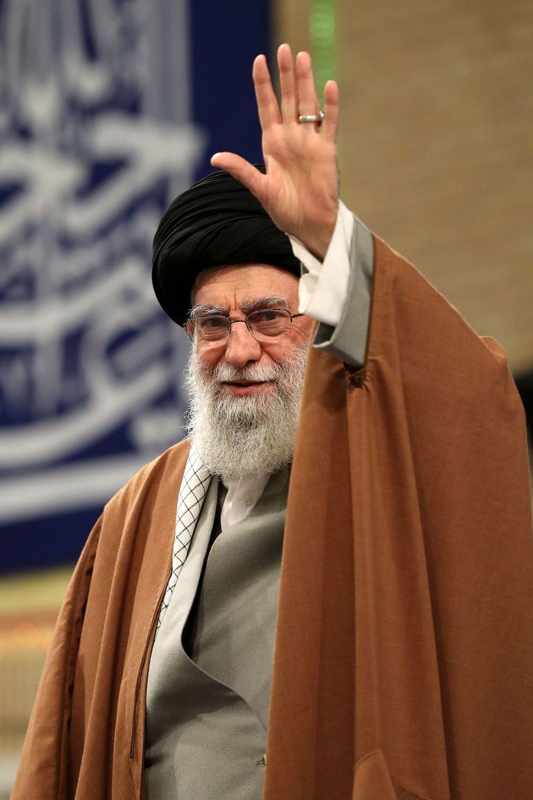 Iraagi kõrgeim juht ajatolla Ali Khamenei 1. jaanuaril 2020 Bagdadis.