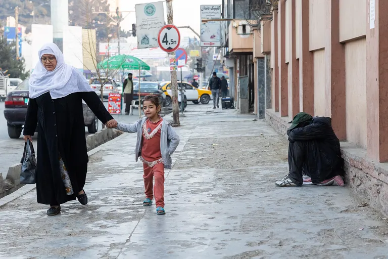There are women out and about in Kabul.