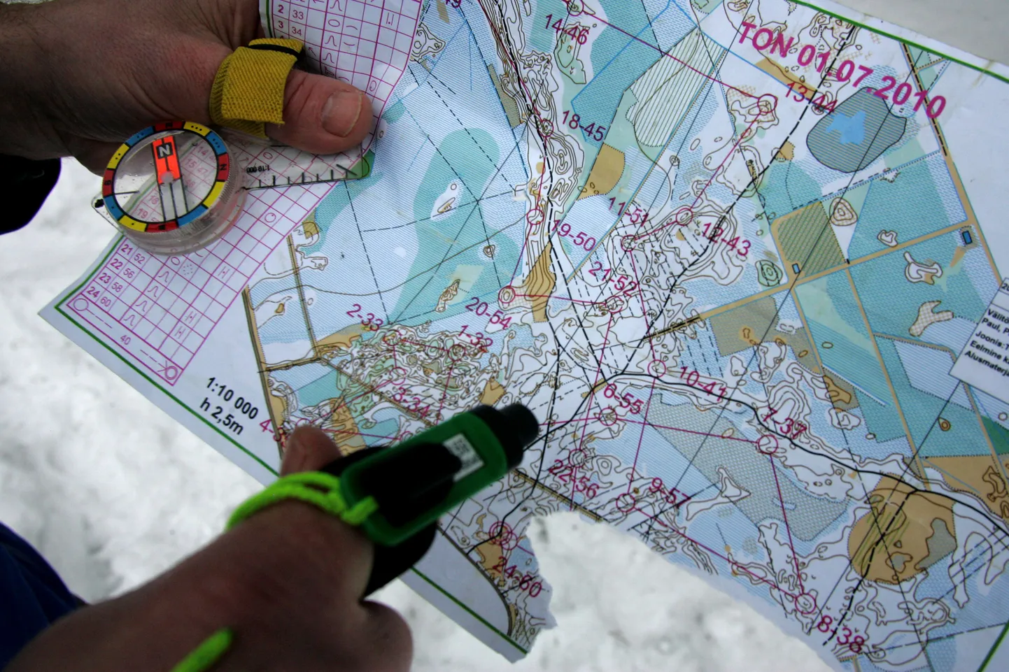 Orienteerumine.