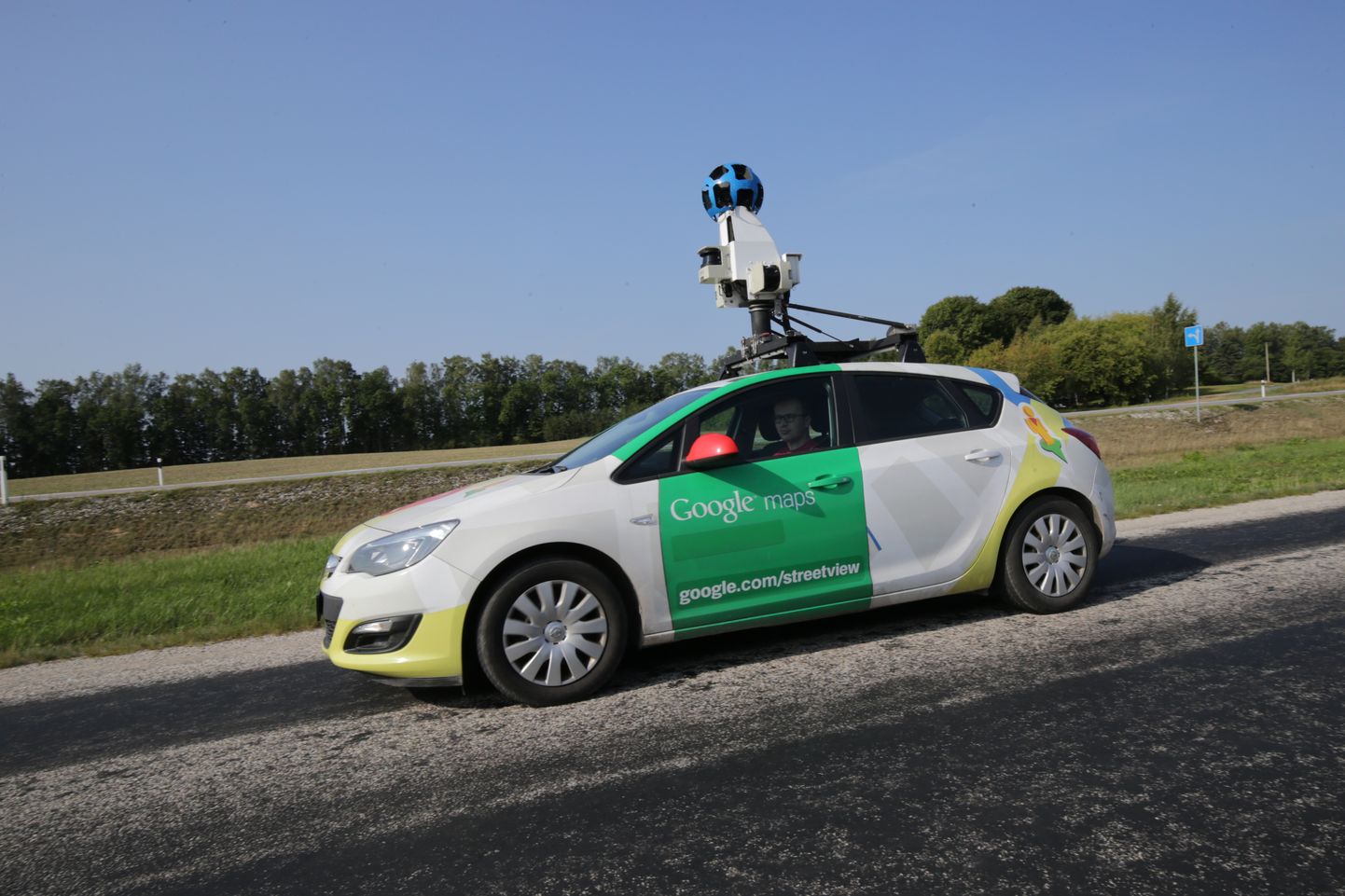 Google Street View auto.