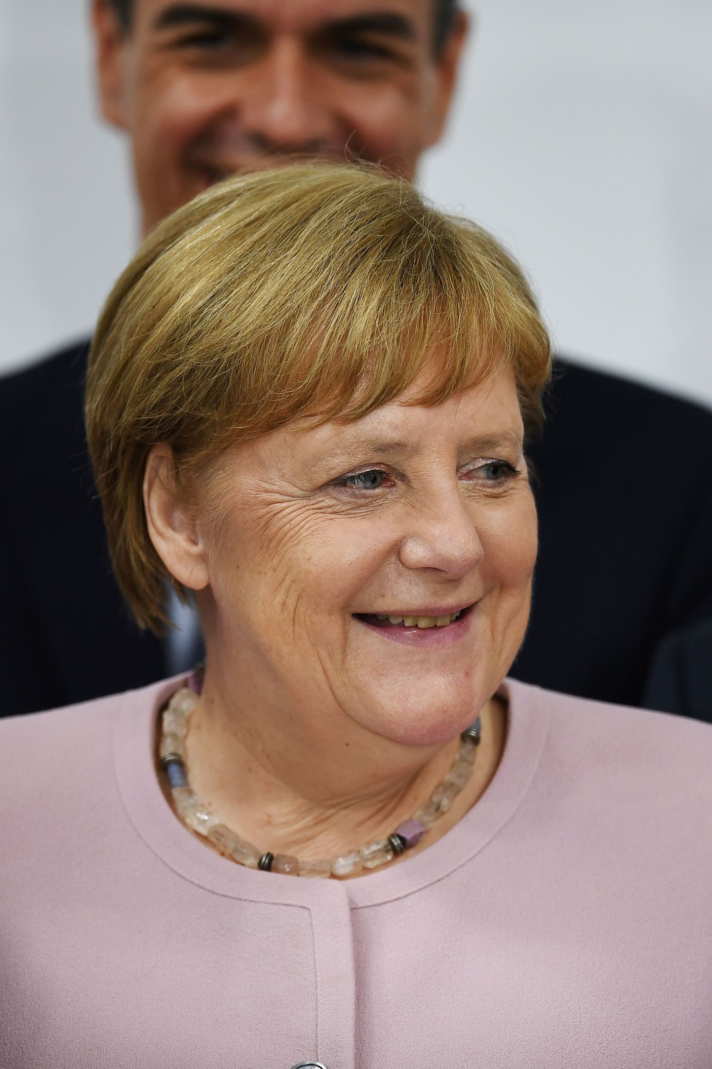 Saksa kantsler Angela Merkel Osakas G20 tippkohtumisel toimuval EL-i ja Argentina ühisel pressikonverentsil 29. juunil.
