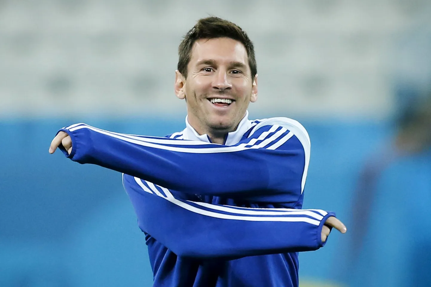 Lionel Messi valmistub rõõmsameelselt tähtsaks mänguks