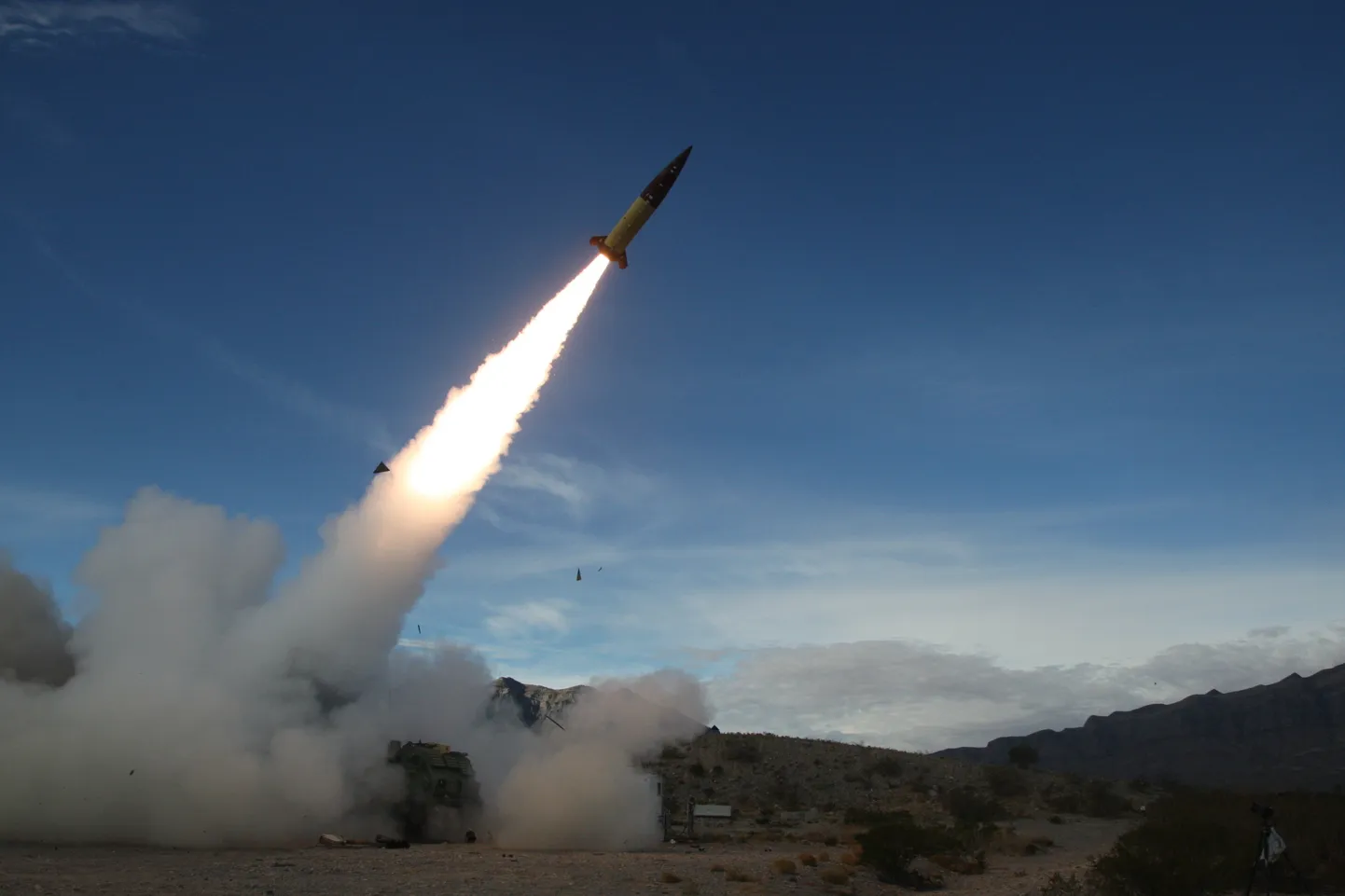 Американские ракеты ATACMS, имеющие дальность в 300 километров.
