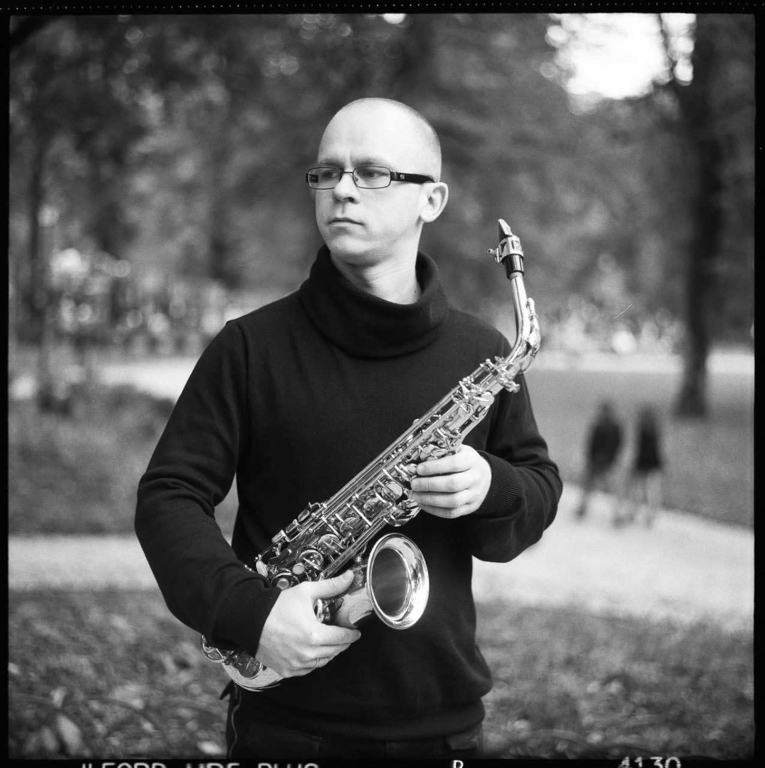 Latvijā dzīvojošais lietuviešu saksofonists Arvīds Kazlausks