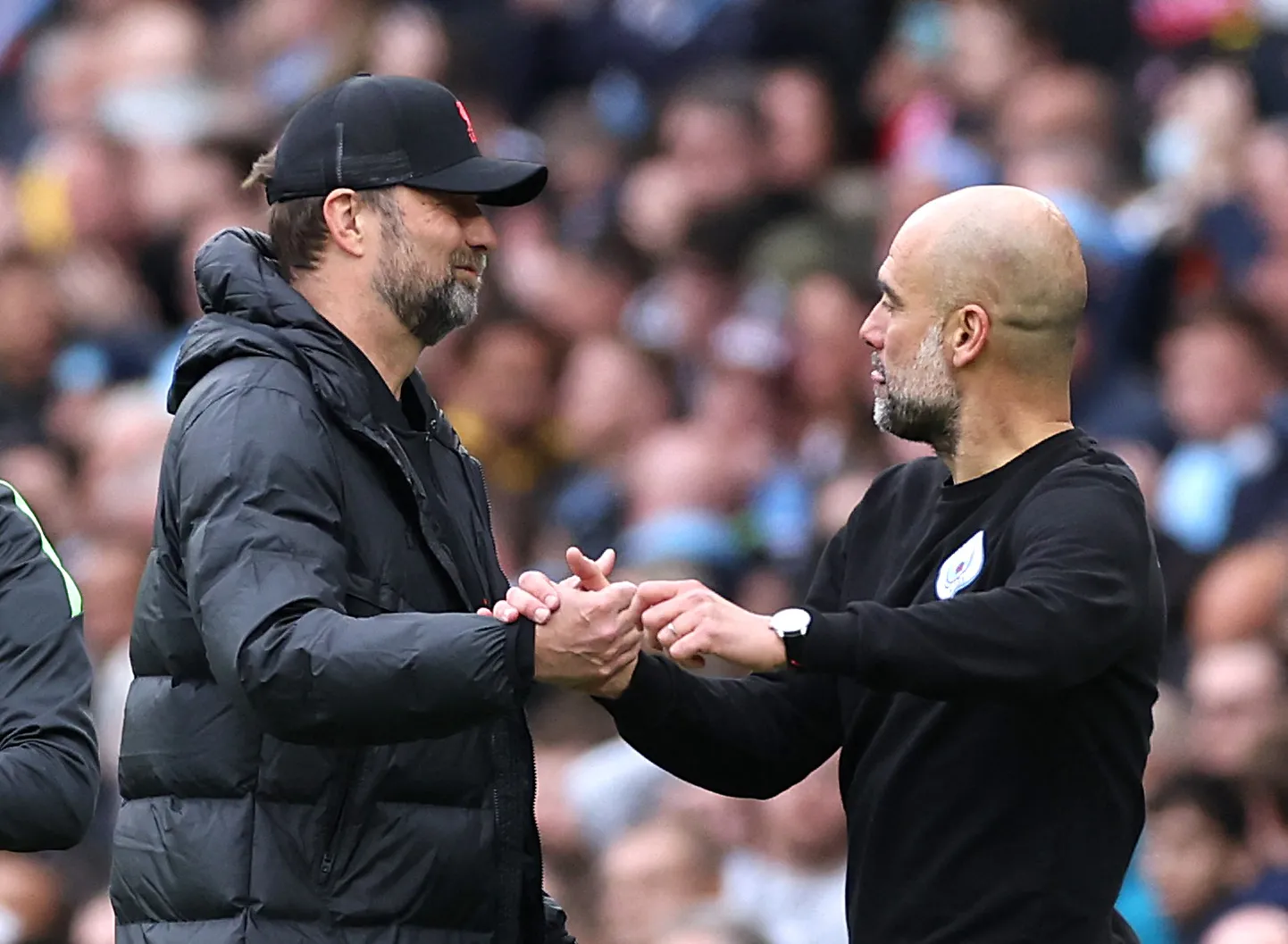 Tipptreenerid Jürgen Klopp ja Pep Guardiola teineteist üle ei suutnud kavaldada.