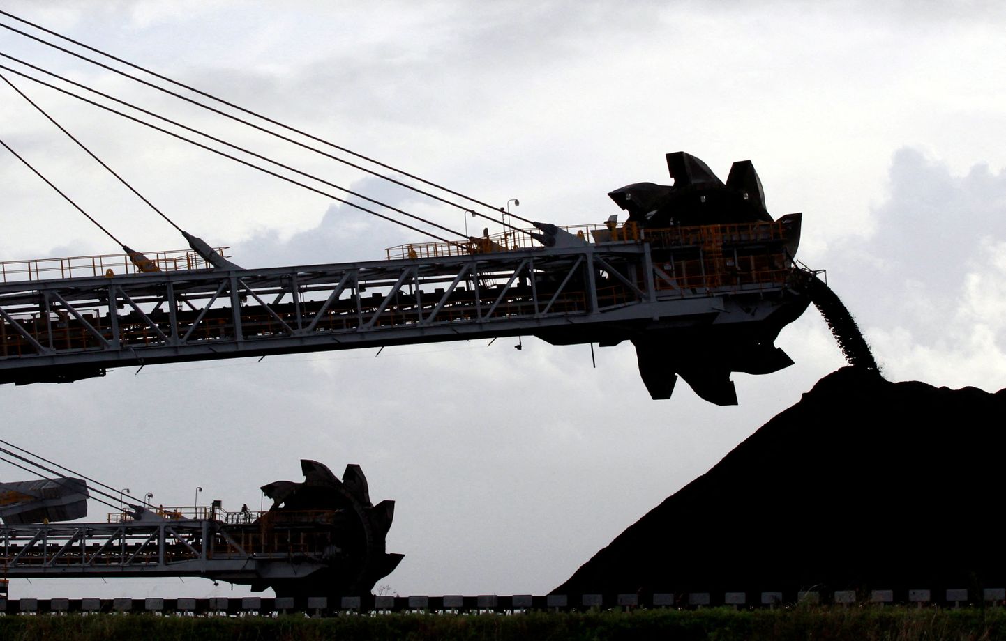 Kivisöehunnikud Austraalias Uus-Lõuna-Walesi osariigis Newcastle'i sadamas.