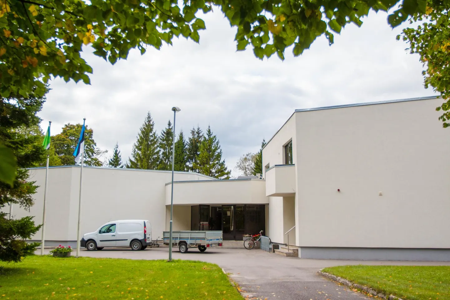 Audru osavallakeskuse hoone.