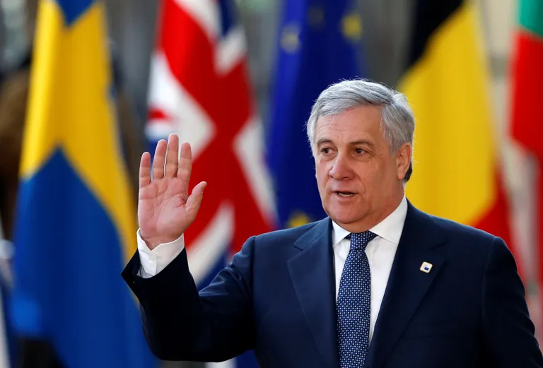 Europoa Parlamendi president Antonio Tajani.