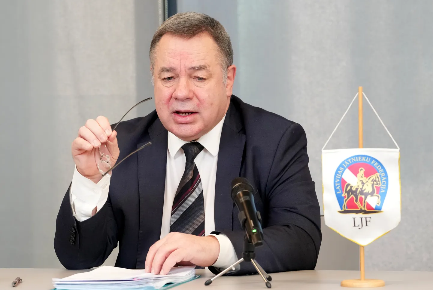 Latvijas Jātnieku federācijas prezidents Agris Blaus