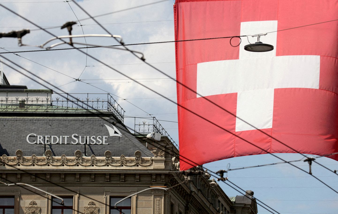Credit Suisse'i peakontor Zürichis.