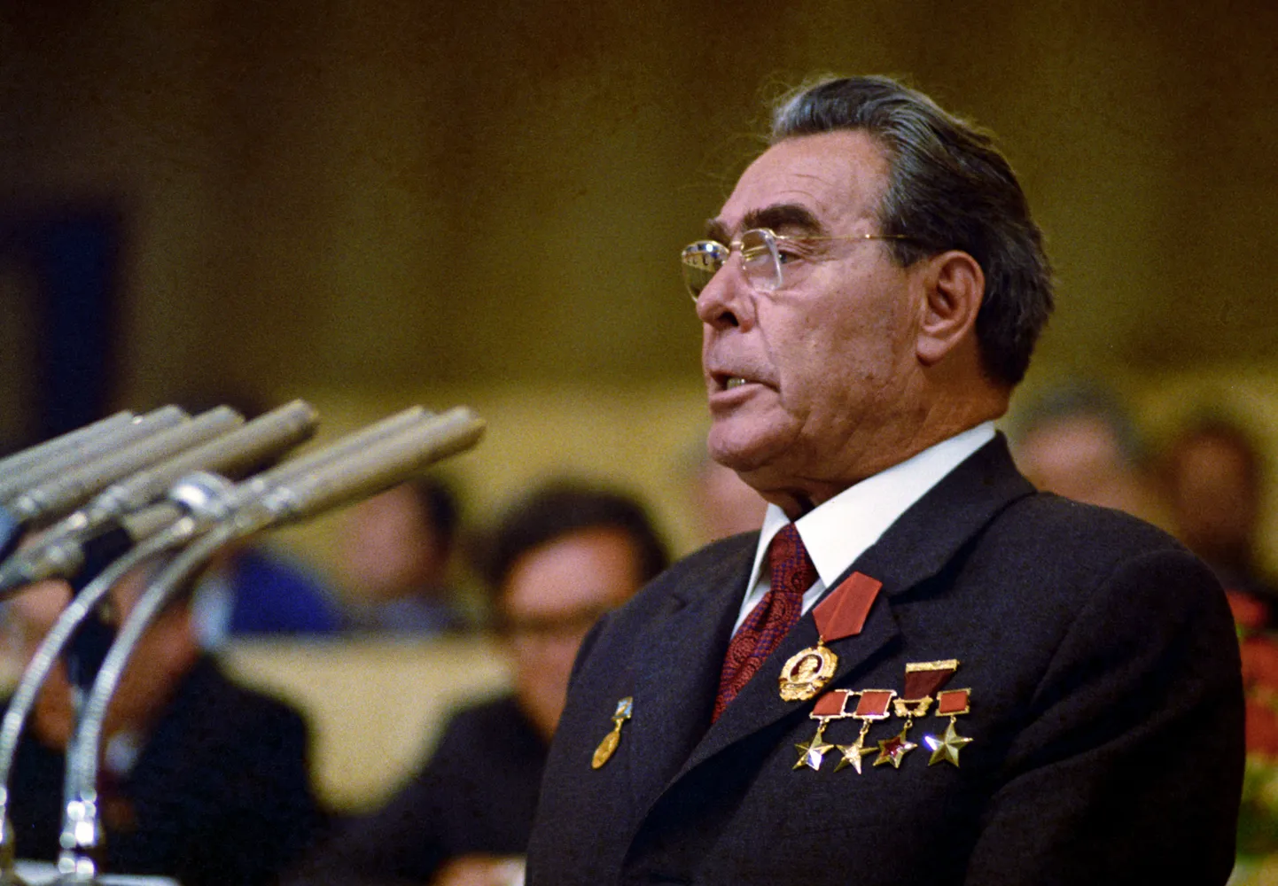 Kunagine Nõukogude liider Leonid Brežnev.