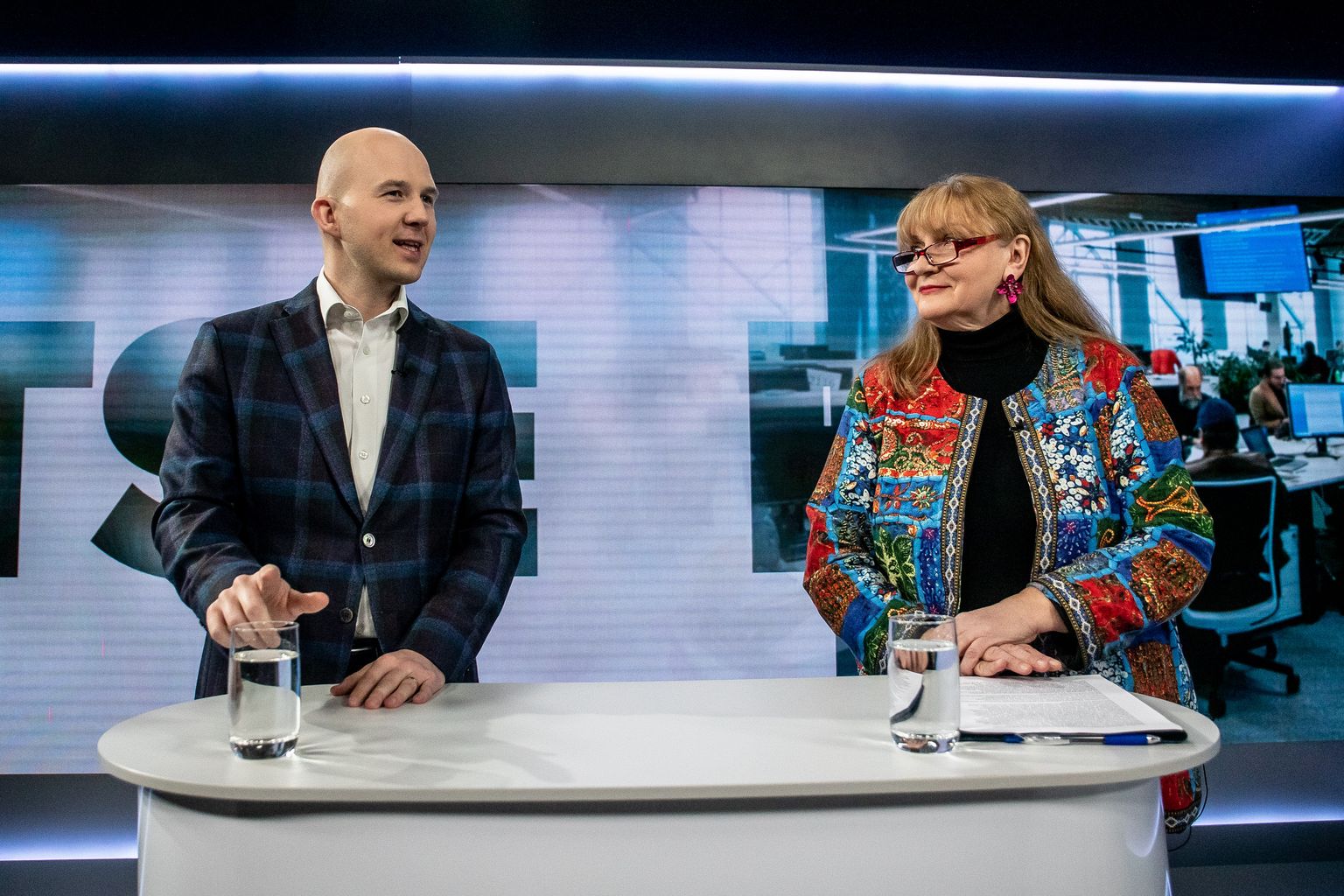 Otse Postimehest. Tõnis Mölder ja Helmen Kütt.