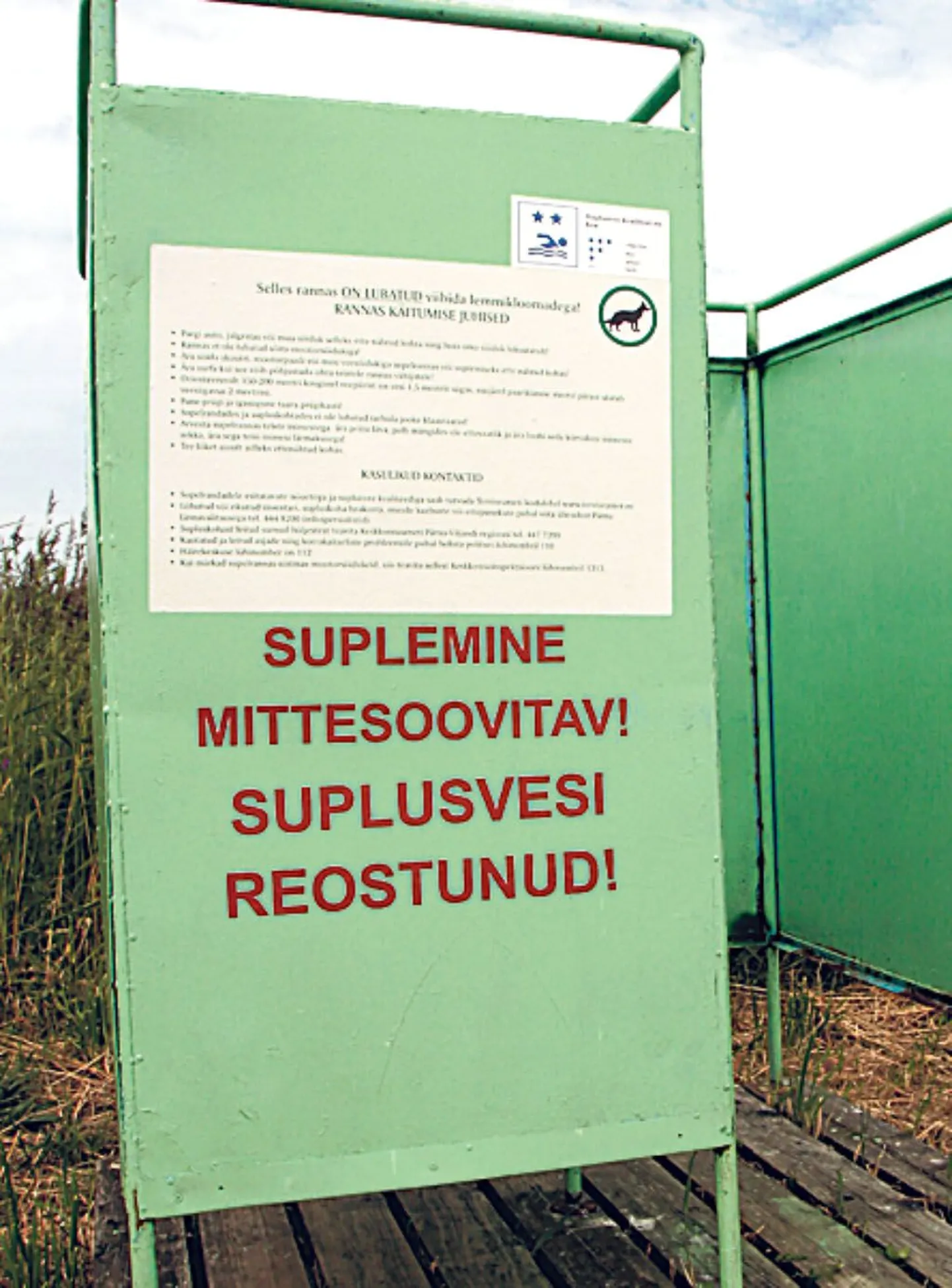 Eilsest mõõtmisest oleneb, kas Mai rannas võib jälle muretult supelda või tuleb seda teha mujal.