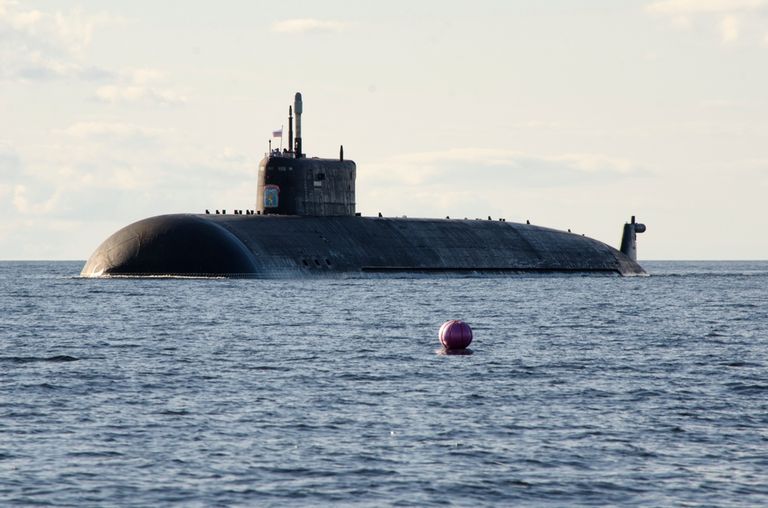 Подводная лодка "Белгород" в Балтийском море. 2021 год