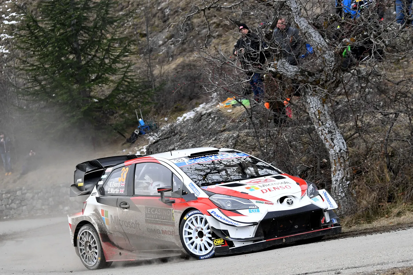 Elfyn Evans Monte Carlo rallil.