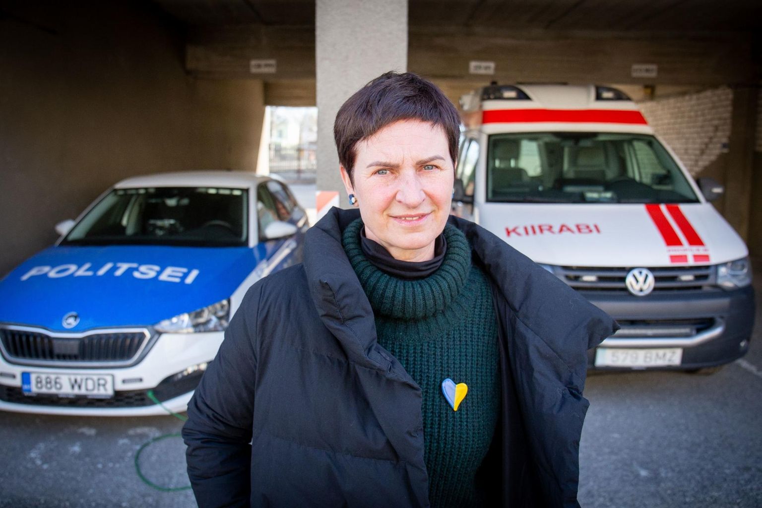 Sotsiaalkaitseminister Signe Riisalo käis vabast ajast Pärnu põgenikekeskuses abis.