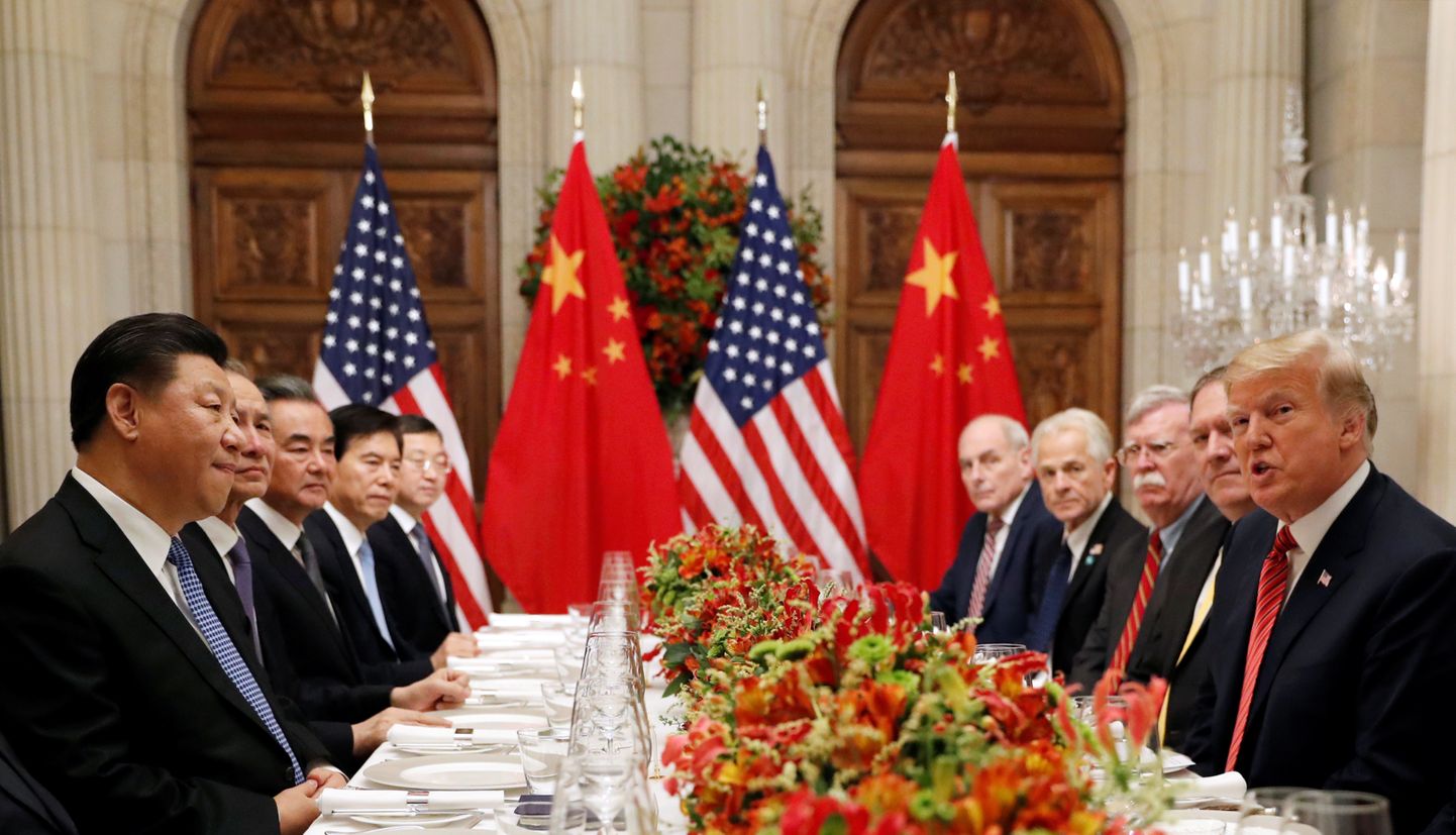 USA ja Hiina delegatsioonid Buenos Aireses.