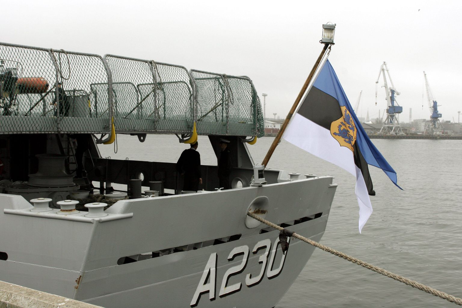 Eesti mereväe lipp Admiral Pitkal.