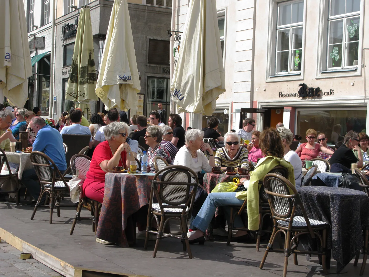 Välikohvik Tallinna vanalinnas.