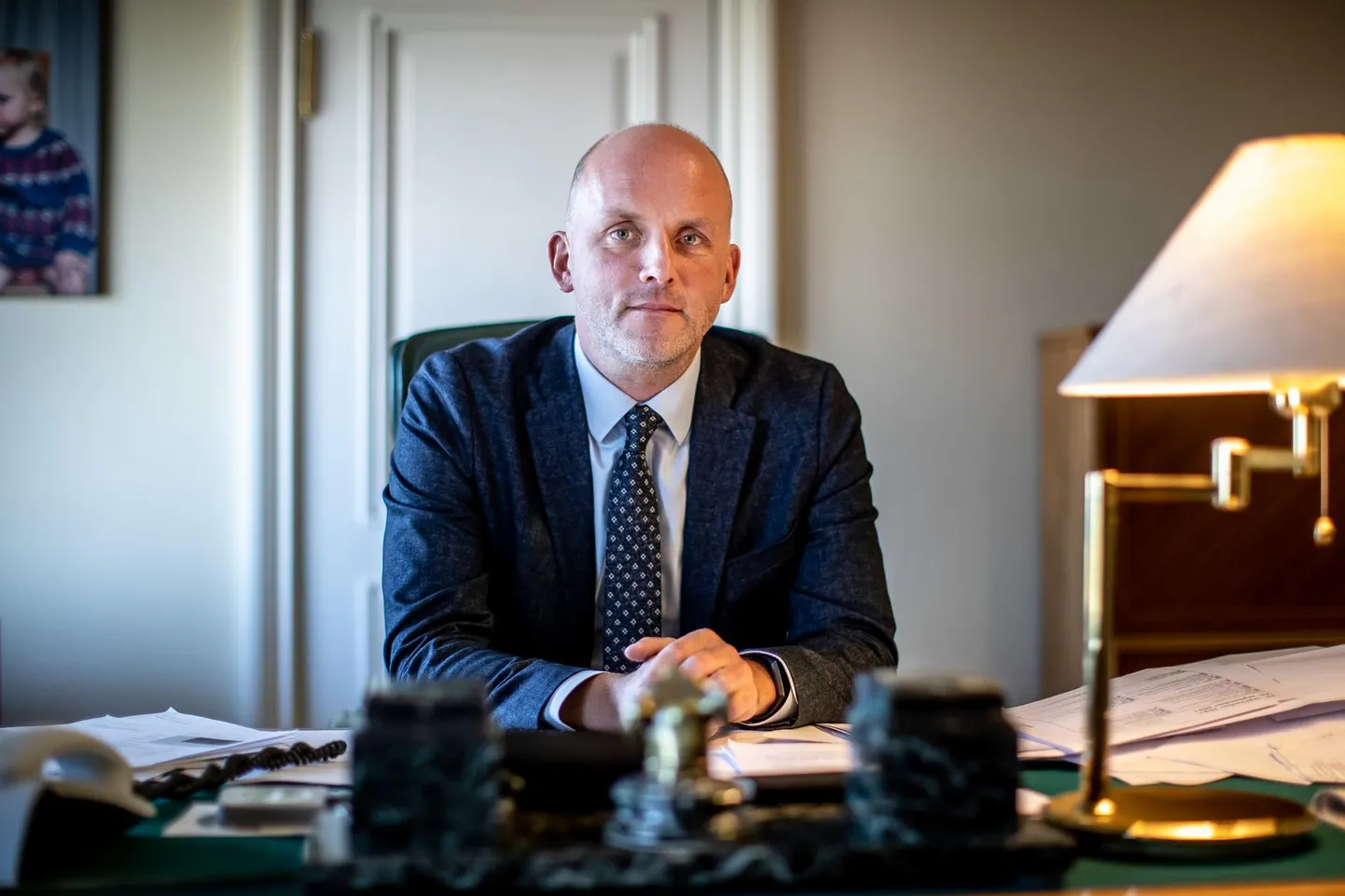 Riigisekretär Taimar Peterkop Stenbocki majas.