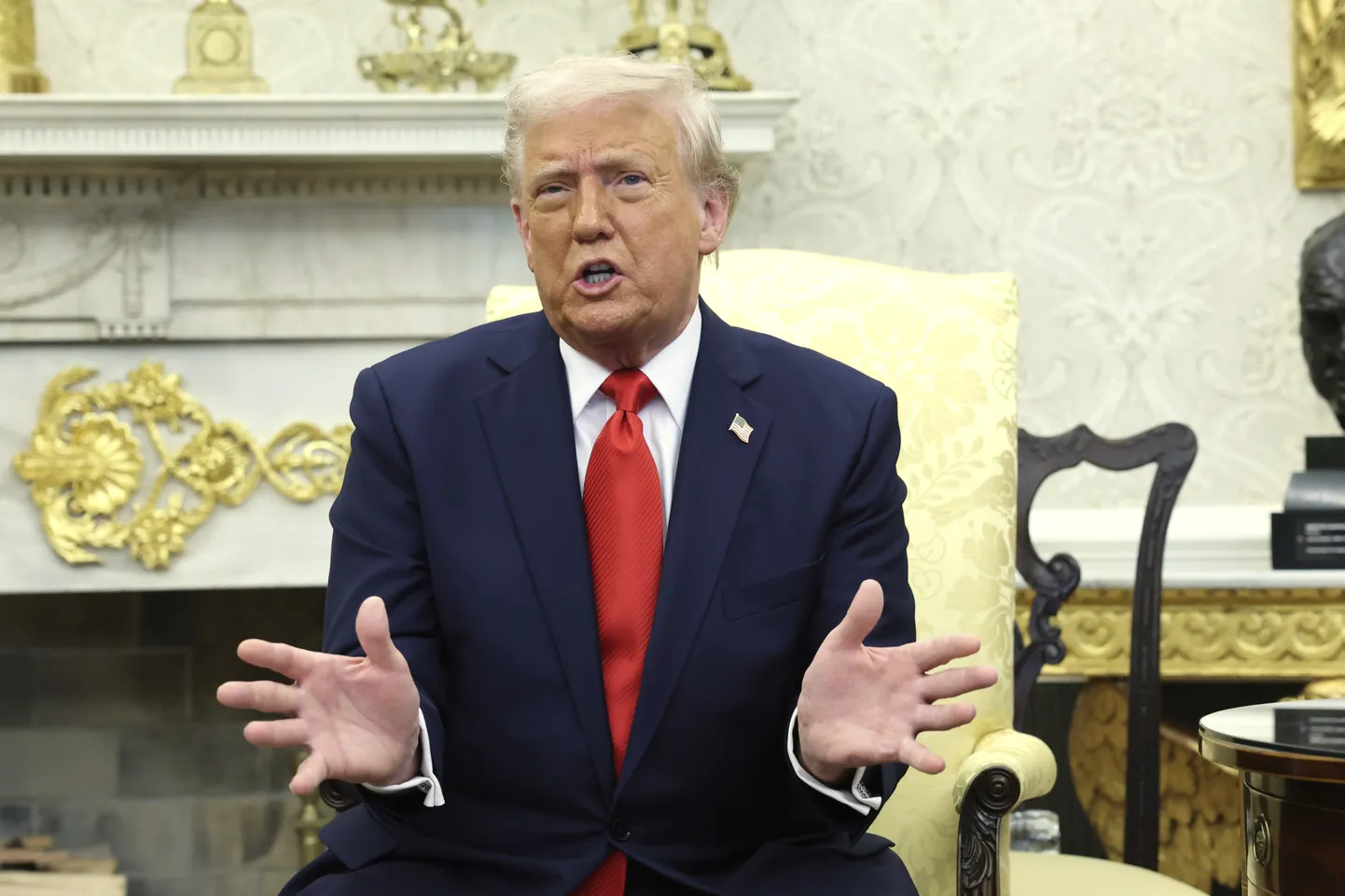 USA president Donald Trump 14. aprillil 2025.