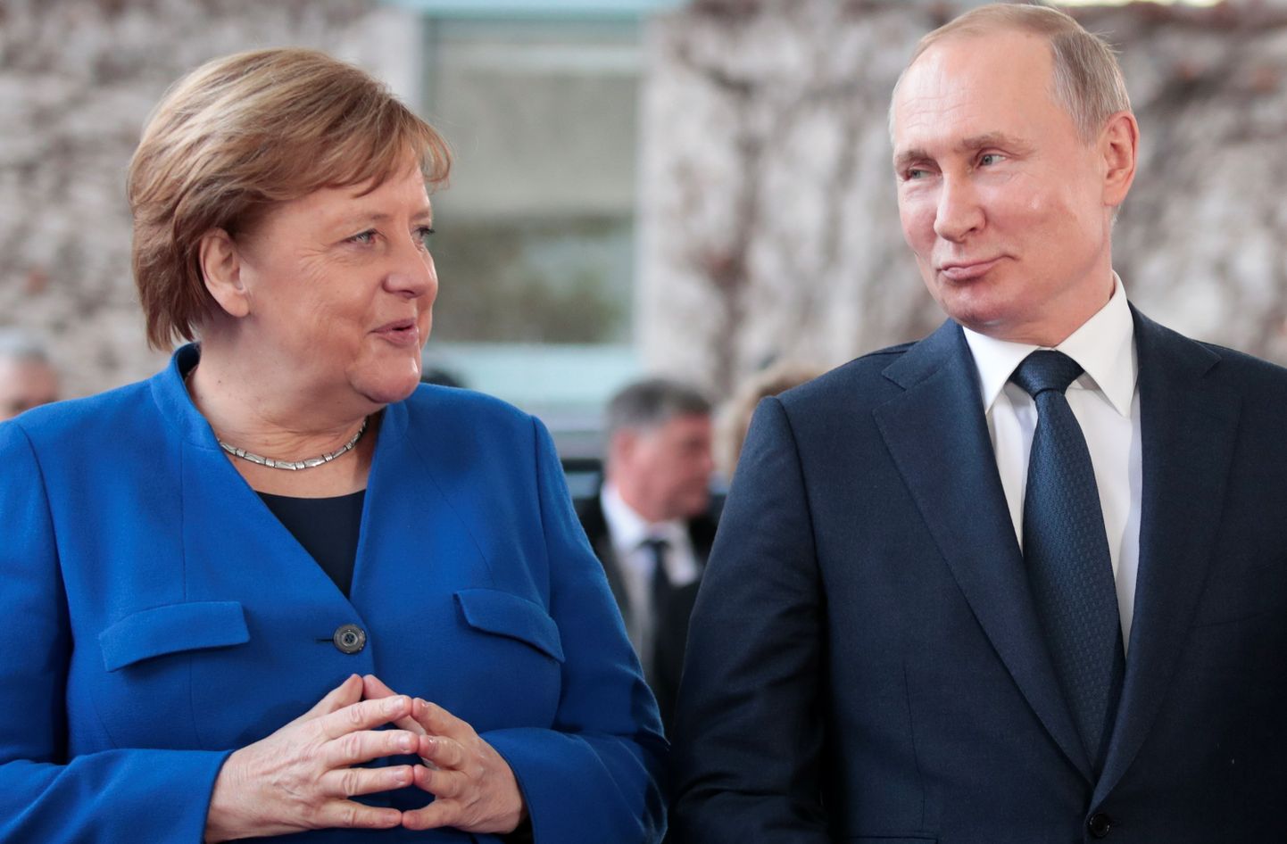 Ангела Меркель и Владимир Путин в Берлине. Январь 2020 года.