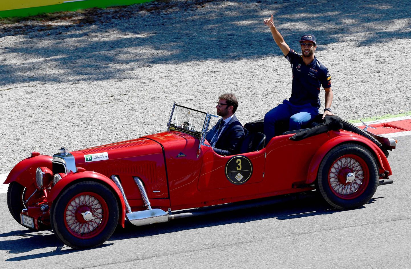 Daniel Ricciardo Itaalia GP eel