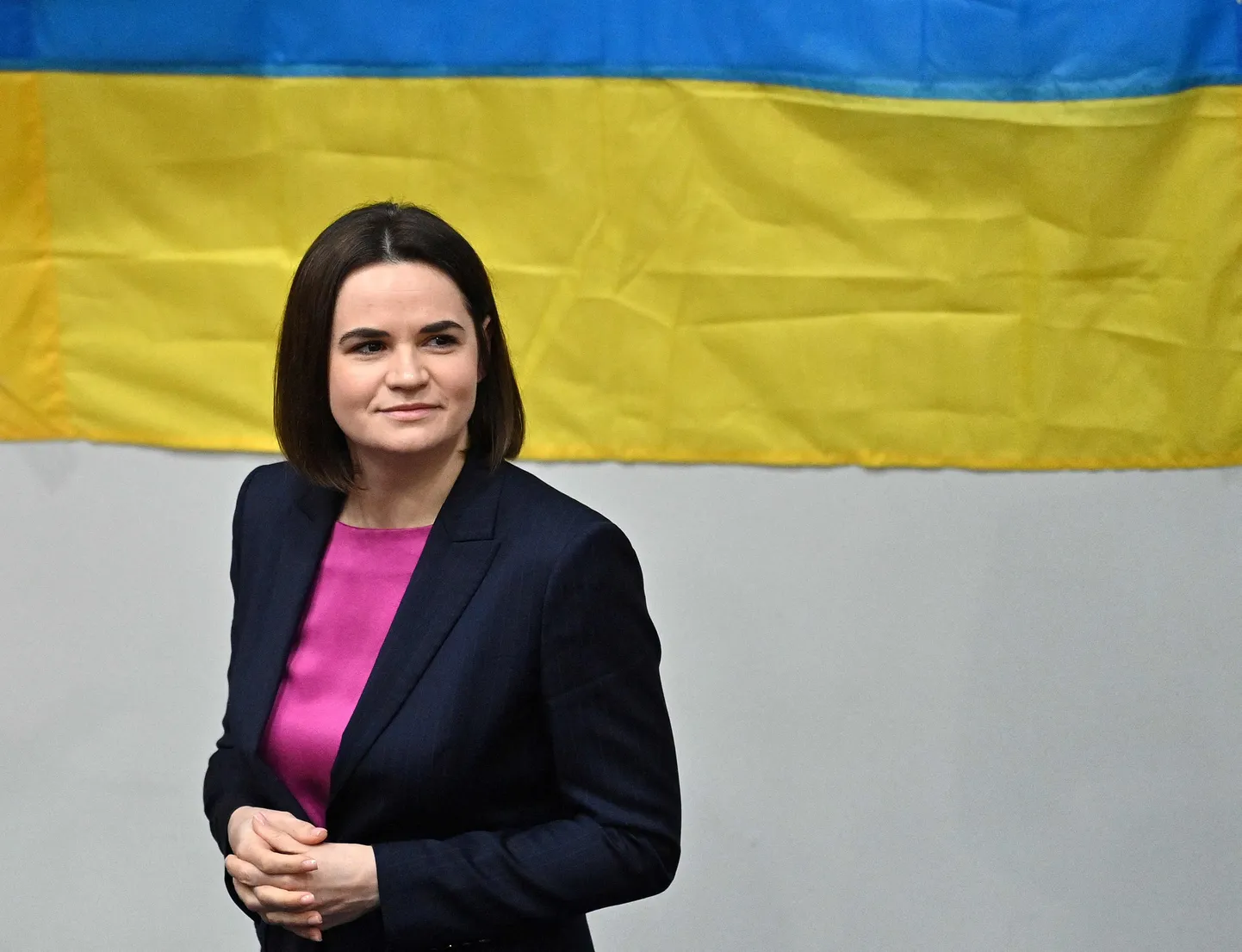 Valgevene opositsioonijuht Svjatlana Tsihhanovskaja.