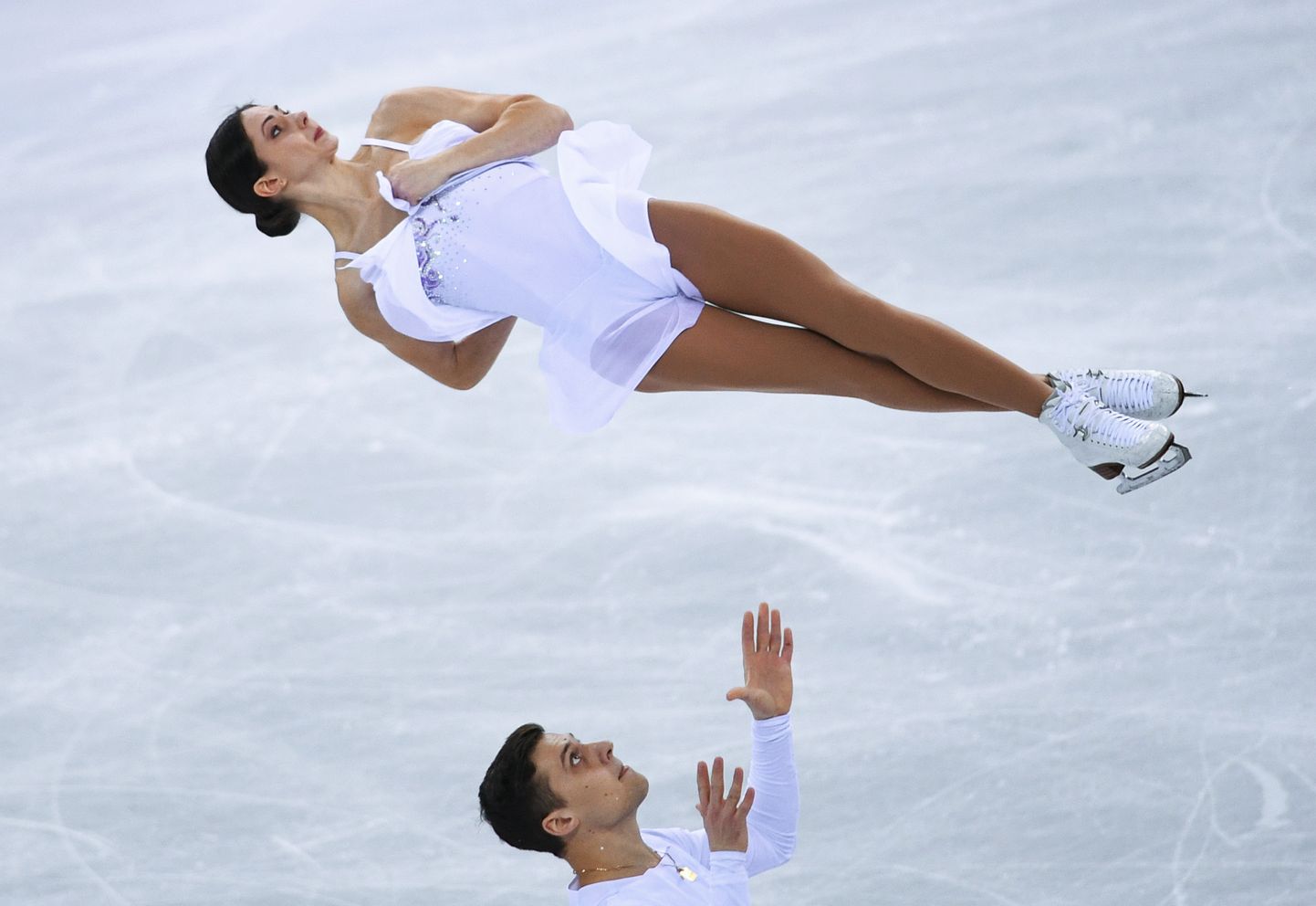 Наталья Забияко и Александр Энберг на Олимпиаде в Канныне