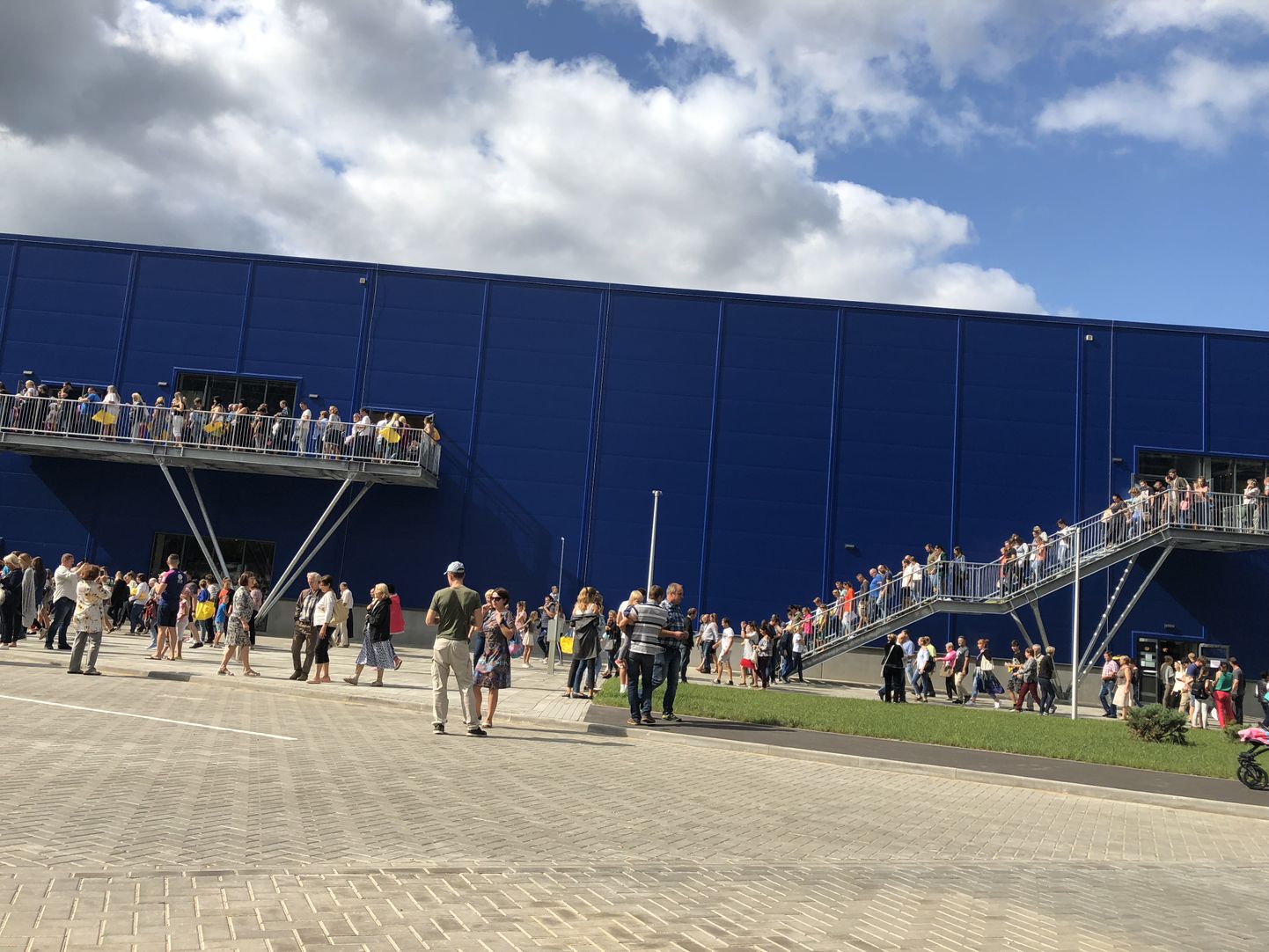 Эвакуация IKEA в Риге