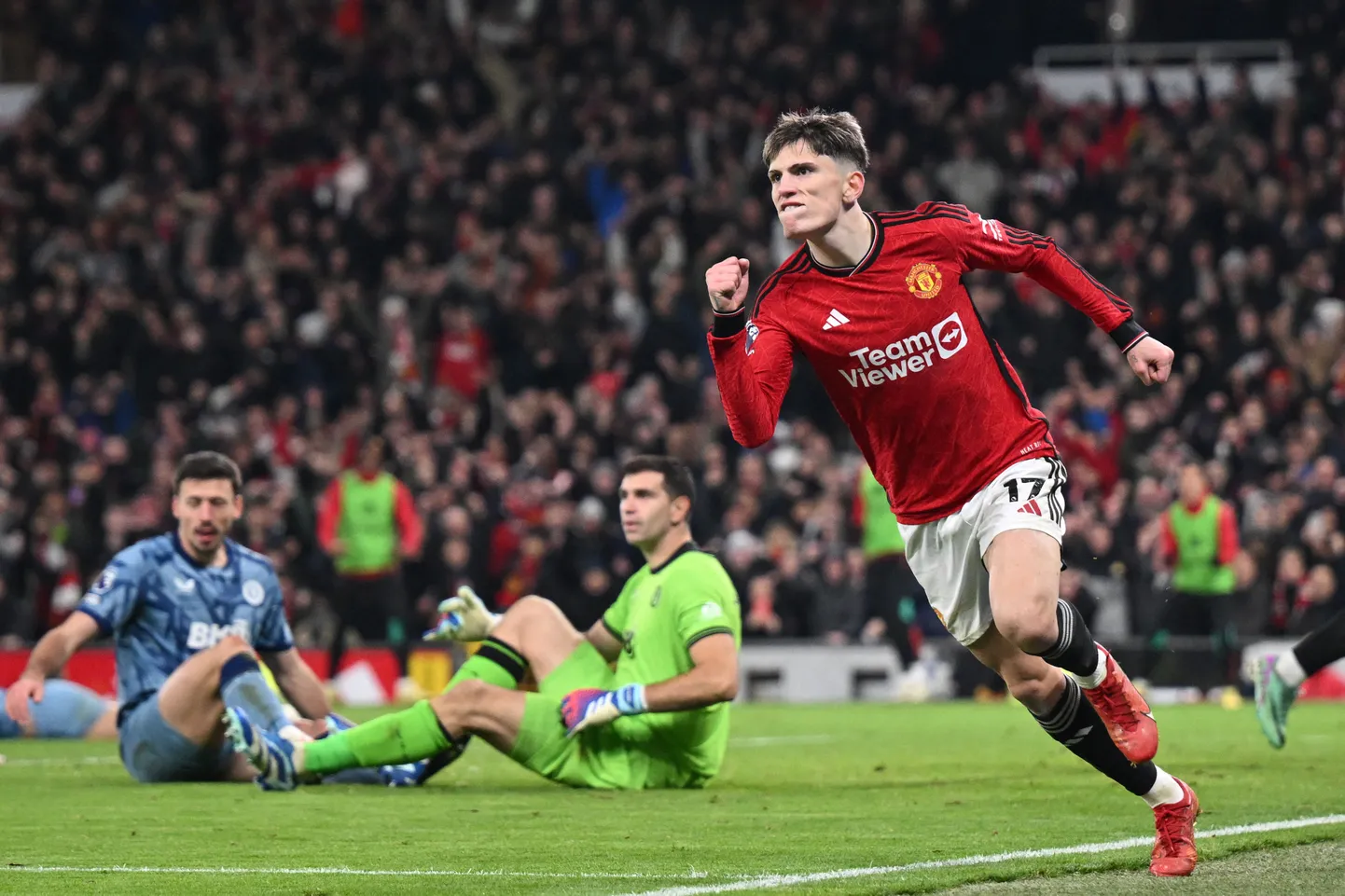 Mančestras "United" futbolists Alehandro Garnačo