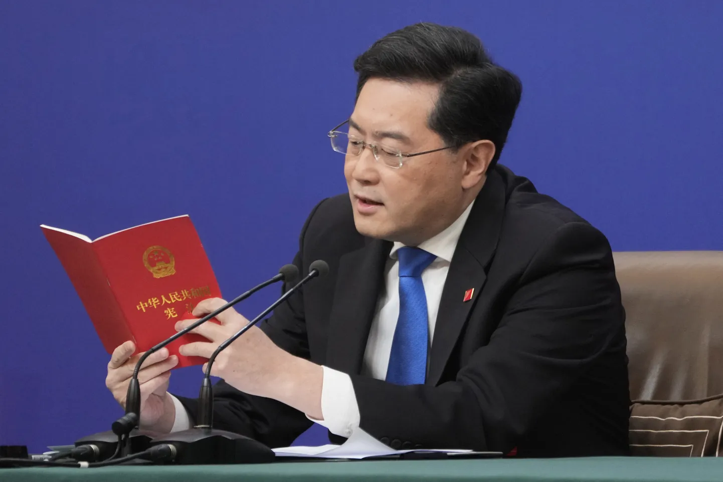 Hiina välisministri ametist vabastatud Qin Gang
