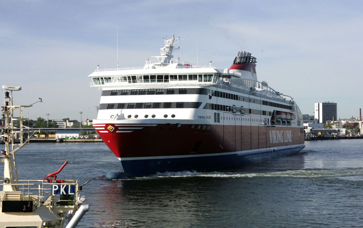 Viking Line'i laev Tallinna sadamas.