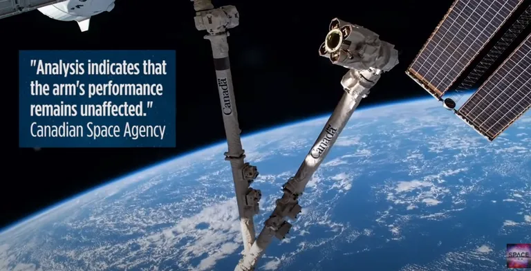 Rahvusvahelise kosmosejaama ISS robotkäsi Canadarm2