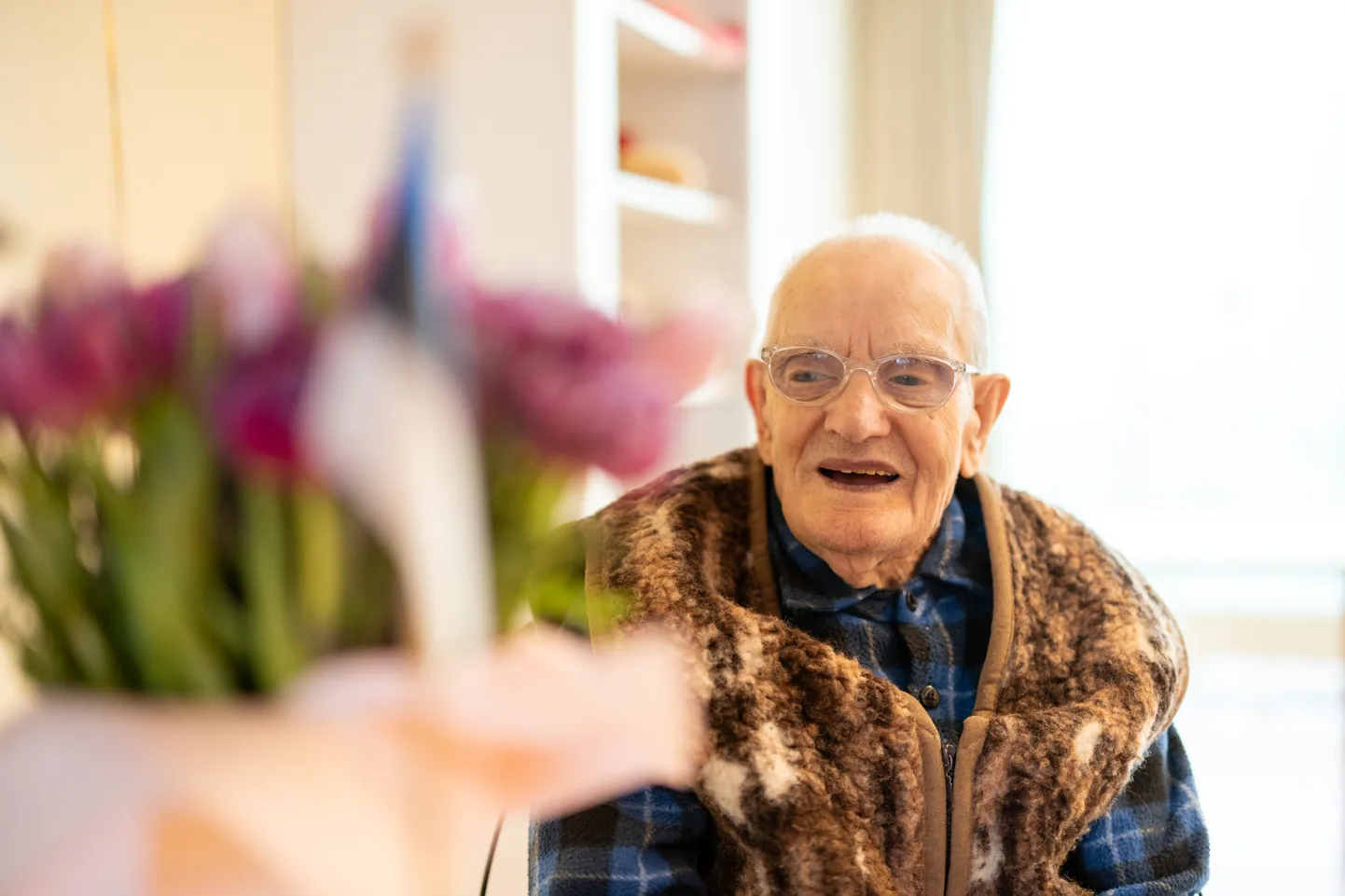 Eluringi pansionaadis elav tartlane Erdman Blank sai 3. märtsil 107 aastat vanaks. Aga veel pärastlõunalgi võttis ta rõõmsalt vastu õnnitlusi, kuigi ka pidu oli hommikul ära.