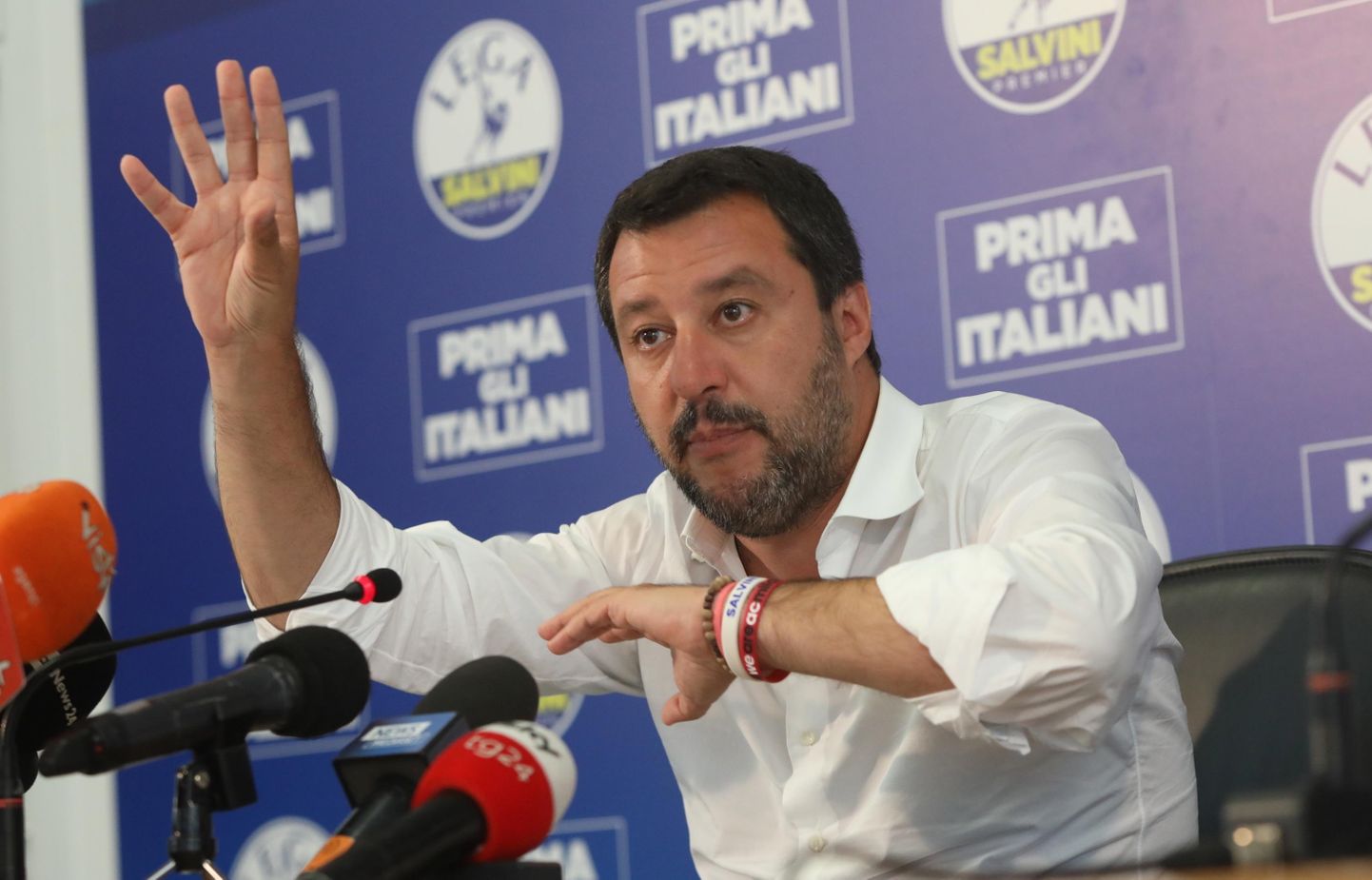 Itaalia asepeaminister ja siseminister Matteo Salvini.
