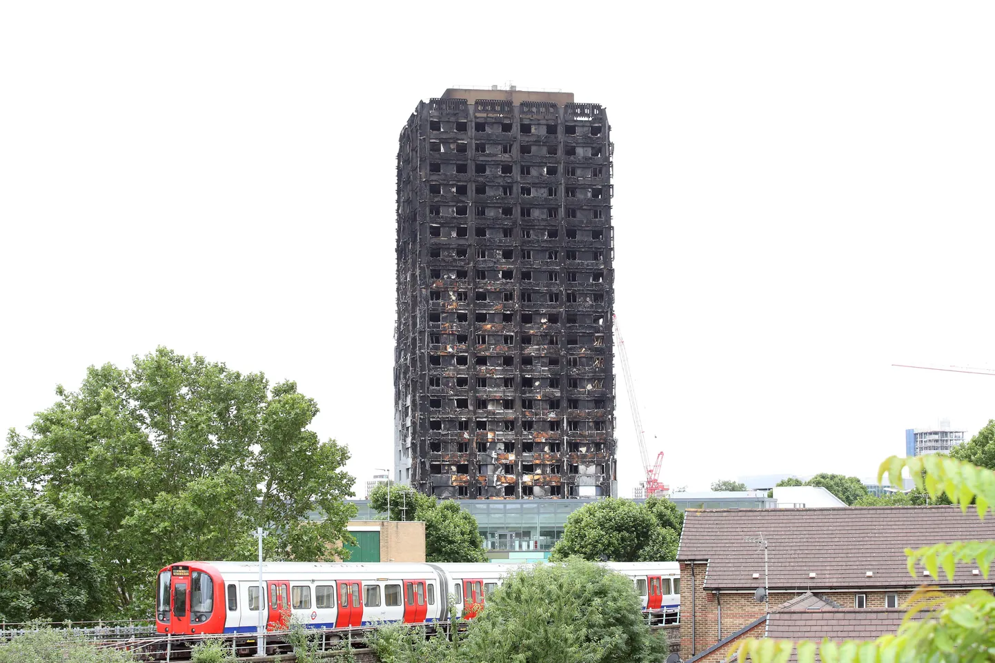 Põlengus hävinud Grenfell Tower.