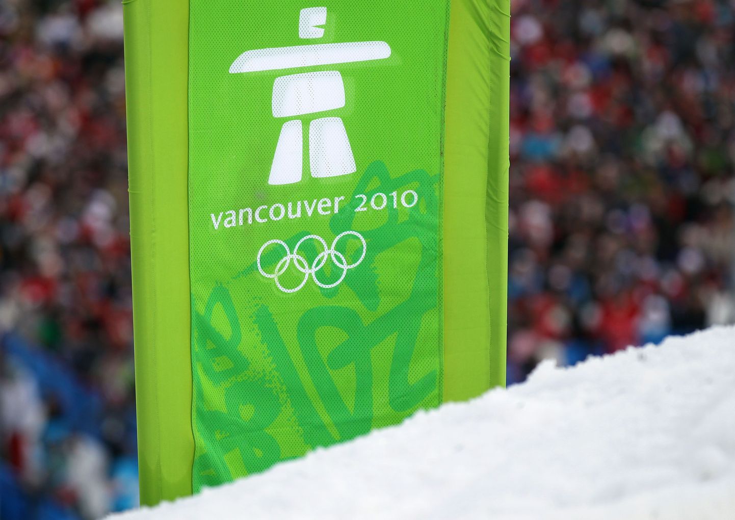 Vancouveri taliolümpiamängude logo Ilanaaq, mis inuitide keeles tähendab «sõber»