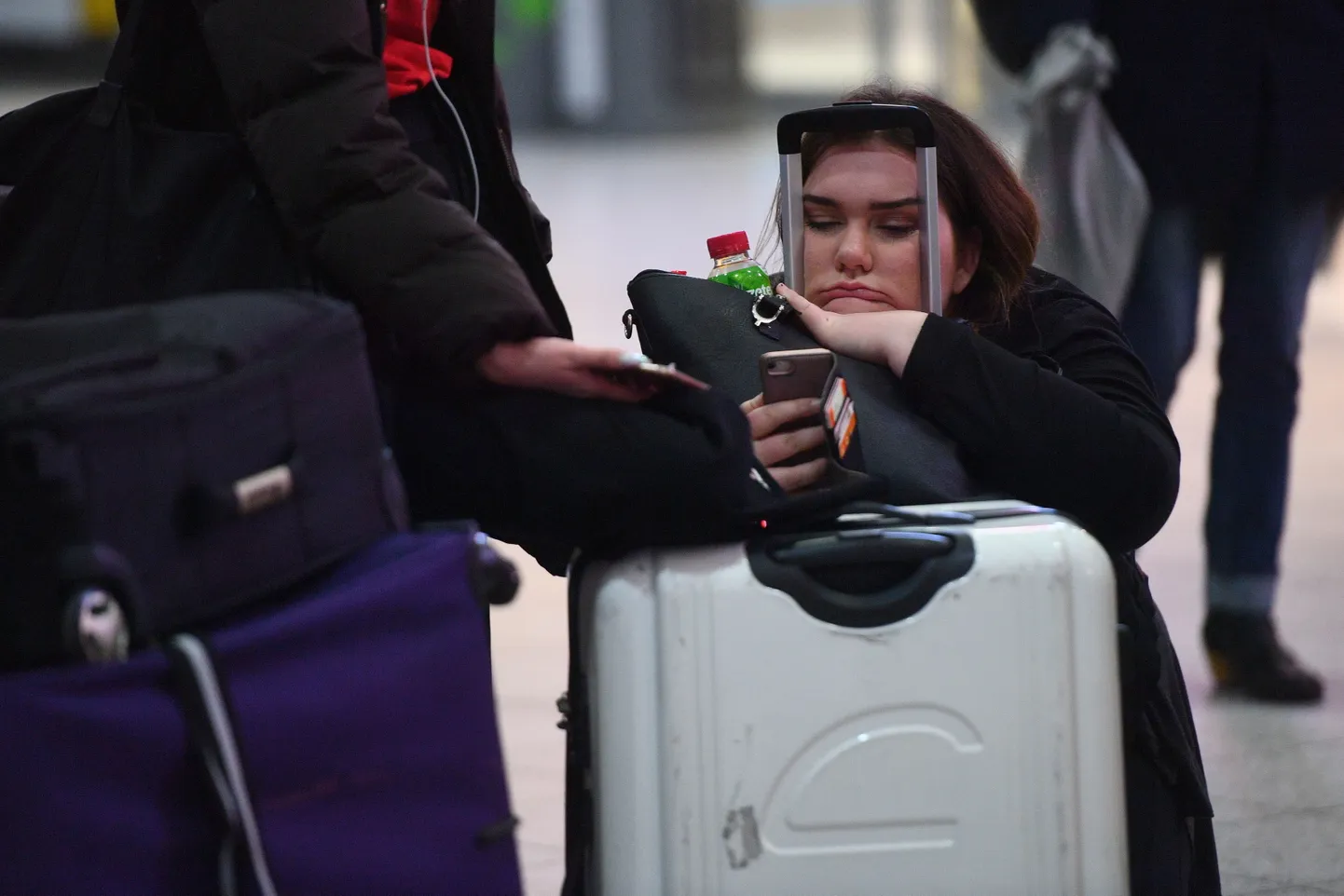 Reisija Gatwicki lennujaamas.