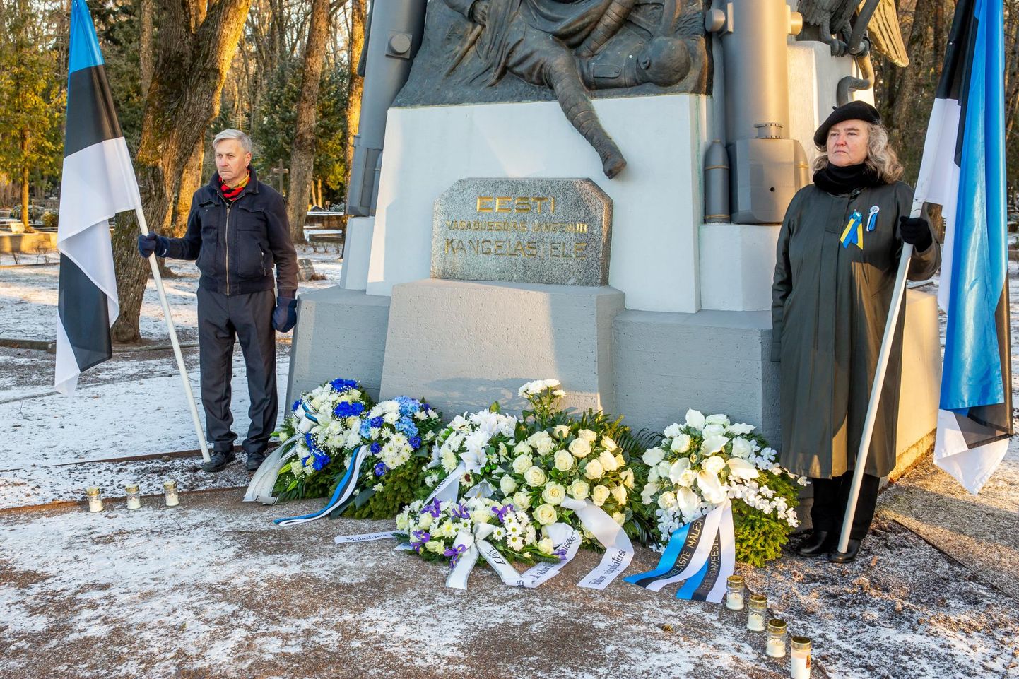 Pärnus Alevi kalmistul meenutatakse vabadussõjas võidelnuid.
