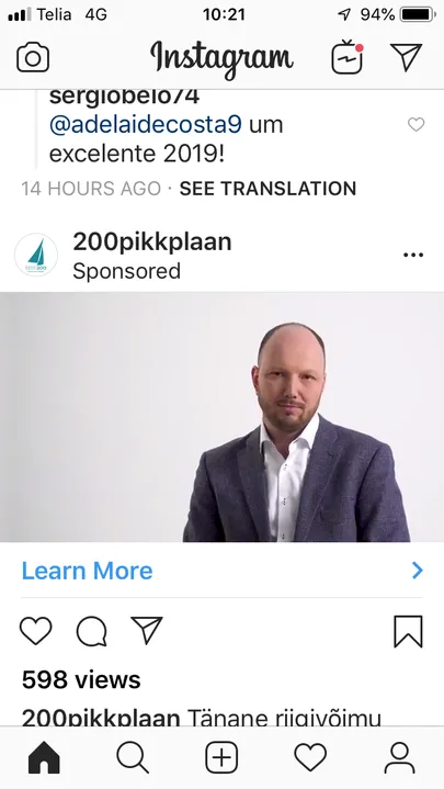 Eesti 200 on oma kampaanikombitsad ka Instagrami suunanud.