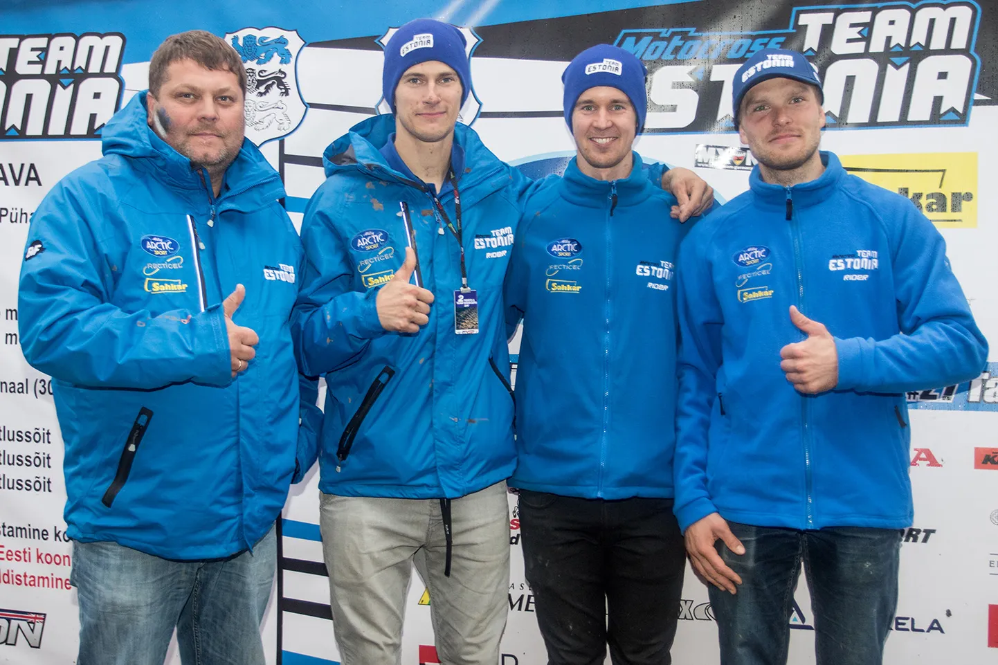 Fotol Team Estonia 2017 (vasakult) tiimi juht Lauri Roosiorg, Priit Rätsep, Harri Kullas ja Tanel Leok.