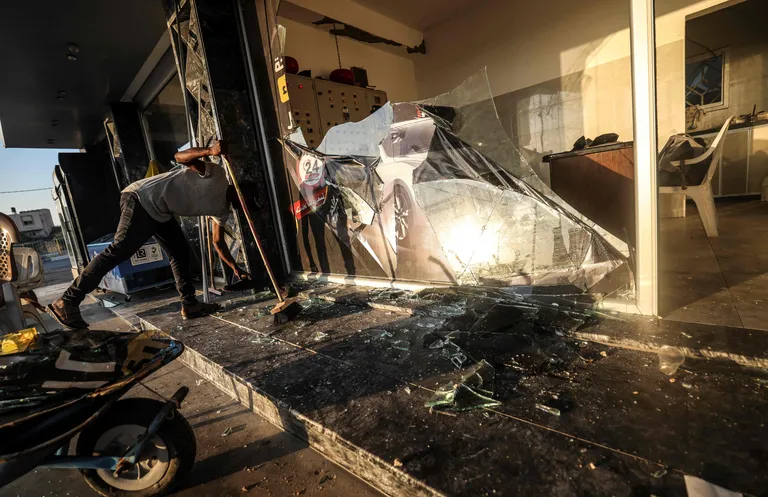 Gaza linn täna hommikul.