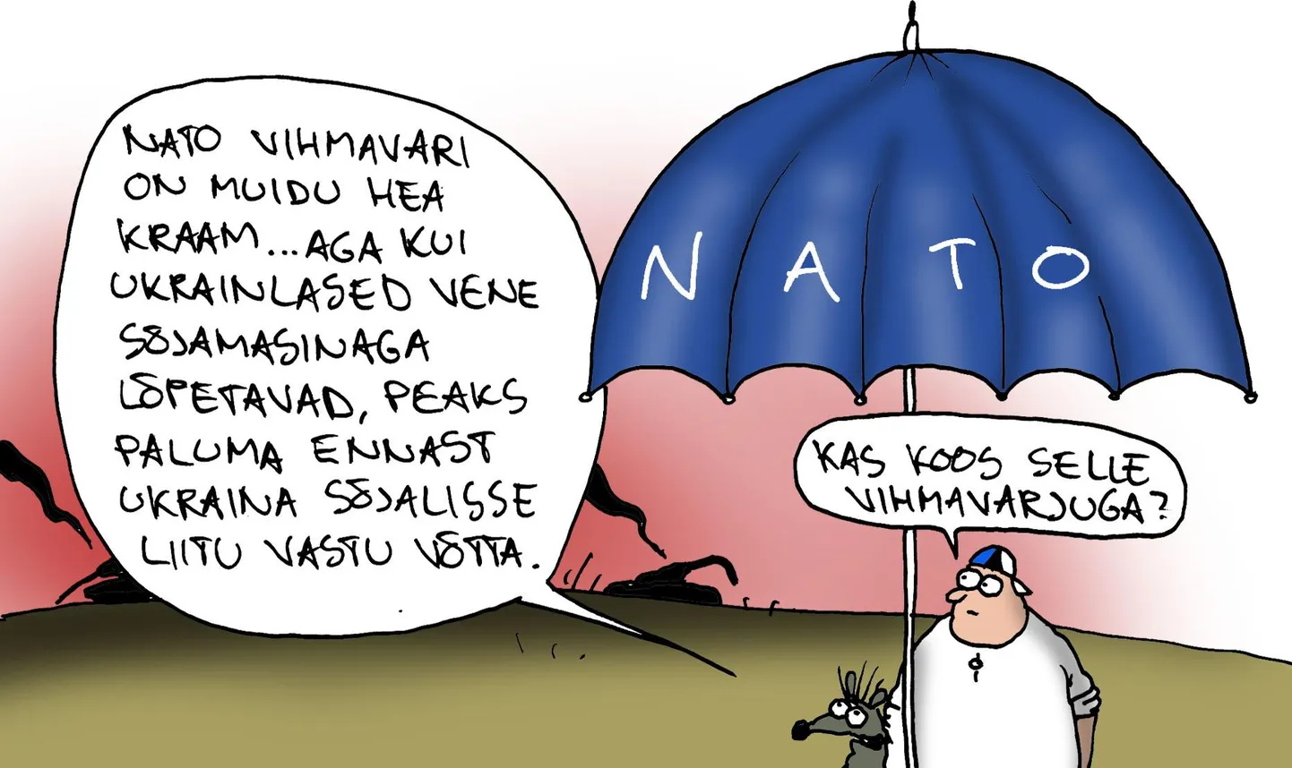 Urmas Nemvalts joonistab
