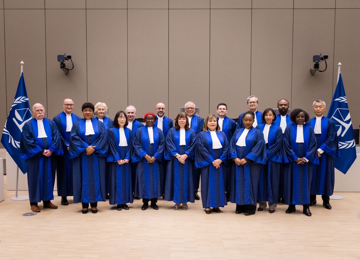 Судьи Международного уголовного суда в 2023 году.