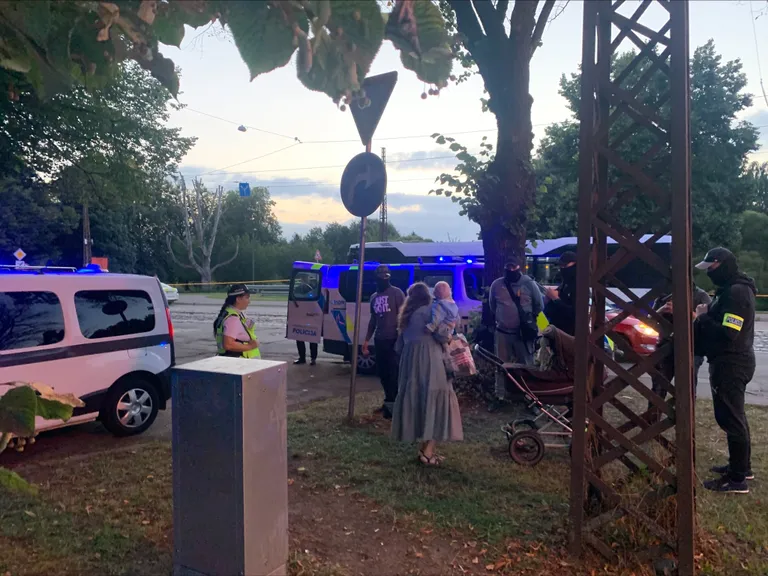 Вечером 25 августа возле парка Победы