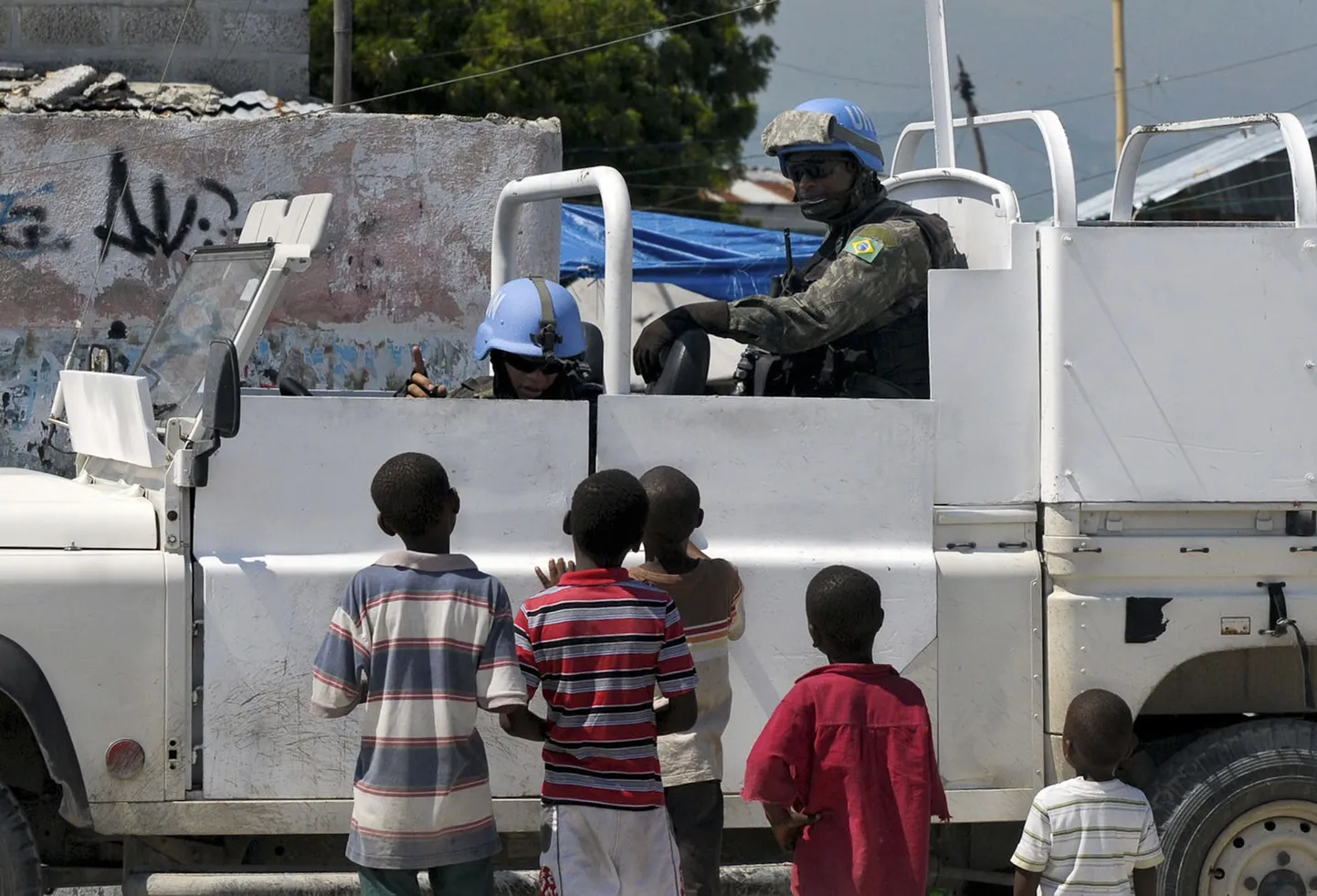 ÜRO rahuvalvajad Haitil.